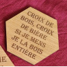 Présentoir à dessous de verre humoristique – 6 dessous gravés + dessou