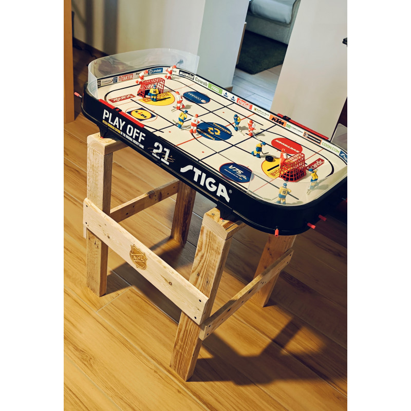 Table de Jeu en Bois Recyclé – Support Hockey sur Table Stiga Personna Table de Jeu en Bois Recyclé – Support Hockey sur Table Stiga Personna