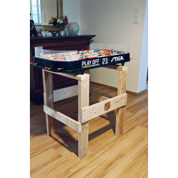 Table de Jeu en Bois Recyclé – Support Hockey sur Table Stiga Personna